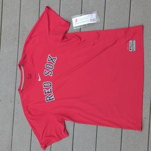 NWT Nike MLB Authentic Collection Boston Red Sox Short Sleeve Dri-Fit Tee